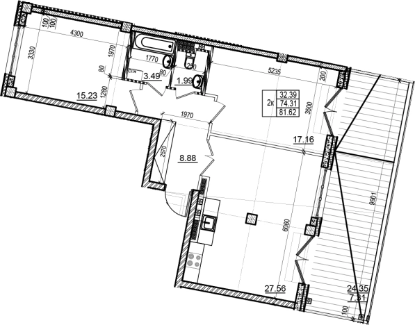 Купить квартиру на вторичке в ЖК Neva Residence в Санкт-Петербурге. Вариант № 70024, 0, площадь -  квм, цена 49454790 рублей