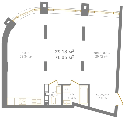 Купить квартиру в новостройках в ЖК КМ Дом на Барминской в Нижнем Новгороде. Вариант № 593141, 0, площадь -  квм, цена 23218800 рублей