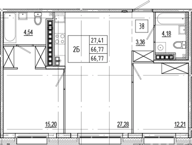 Купить трехкомнатную квартиру в новостройках в ЖК Ranta Residence в Санкт-Петербурге. Вариант № 6052691, 0, площадь -  квм, цена 30046500 рублей