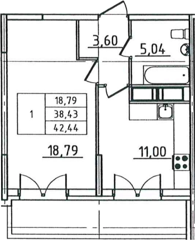 Купить однокомнатную квартиру у метро Приморская в Санкт-Петербурге. Вариант № 6511264, 0, площадь -  квм, цена 10461500 рублей