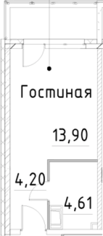 Купить Студию на улице проспект Большевиков в Санкт-Петербурге. Вариант № 7596821, 0, площадь -  квм, цена 5291745 рублей
