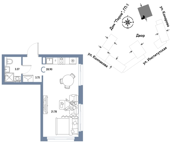 Купить квартиру в ЖК Страна.Парковая в Мытищах. Вариант № 10440326, 0, площадь -  квм, цена 12093333 рублей