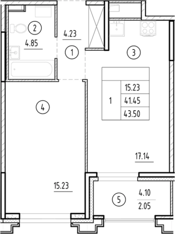 Купить двухкомнатную квартиру в ЖК Ассамблея в Санкт-Петербурге. Вариант № 6230990, 0, площадь -  квм, цена 18400500 рублей
