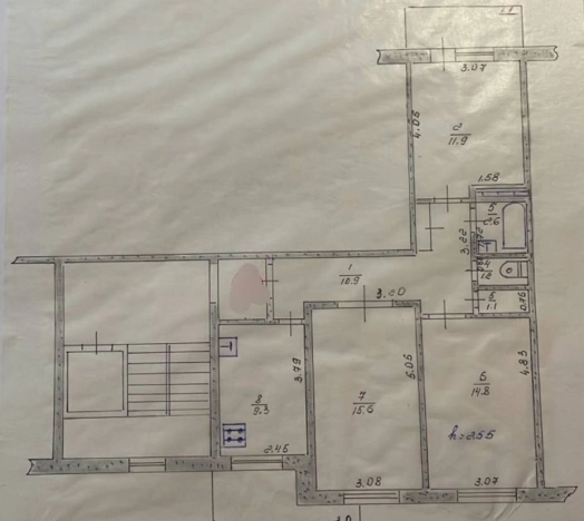 Купить трехкомнатную квартиру в Керчи. Вариант № 36262, 14, площадь - квм, цена 7200000 рублей
