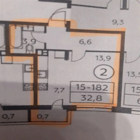 Купить квартиру в Москве. Вариант № 9648834, 9, площадь - квм, цена 11500000 рублей