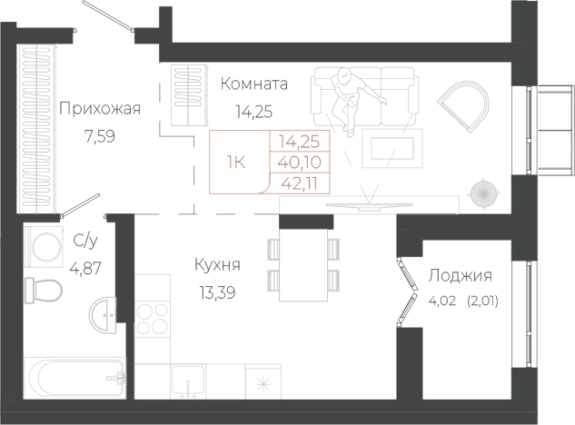 Купить квартиру в Республике Алтай. Вариант № 7629861, 0, площадь -  квм, цена 10653830 рублей