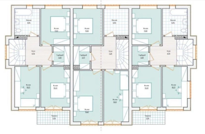 Купить таунхаус в Калининграде. Вариант № 1990, 23, площадь -  квм, цена 12490000 рублей