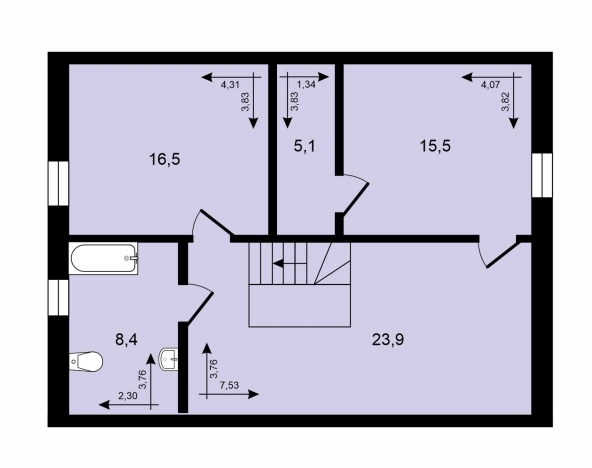 Купить дом в Судогде. Вариант № 43154, 2, площадь -  квм, цена 11520000 рублей