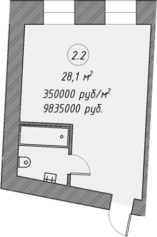 Купить квартиру в новостройках у метро Лиговский проспект в Санкт-Петербурге. Вариант № 7266838, 0, площадь -  квм, цена 9100000 рублей