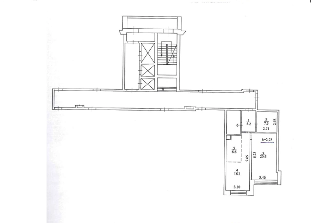 . Вариант № 14431, 22, площадь - 61.6 квм, цена 12499000 рублей