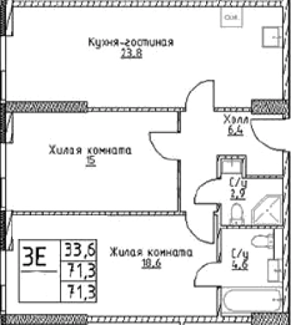 Купить трехкомнатную квартиру у метро Воронцовская в Москве. Вариант № 10307088, 0, площадь -  квм, цена 25040560 рублей