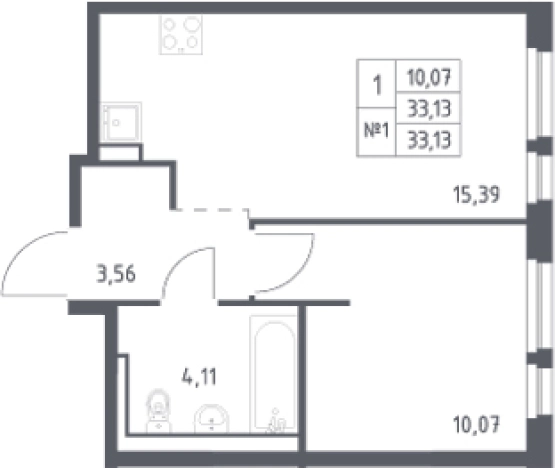 Купить двухкомнатную квартиру у метро Пролетарская в Ленинградской области. Вариант № 6900277, 0, площадь -  квм, цена 5306623 рублей
