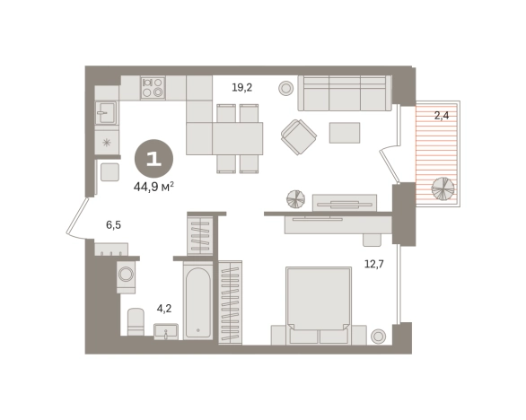 Купить однокомнатную квартиру в новостройках в районе Бирюлёво Восточное в Москве. Вариант № 8875090, 0, площадь -  квм, цена 15970000 рублей