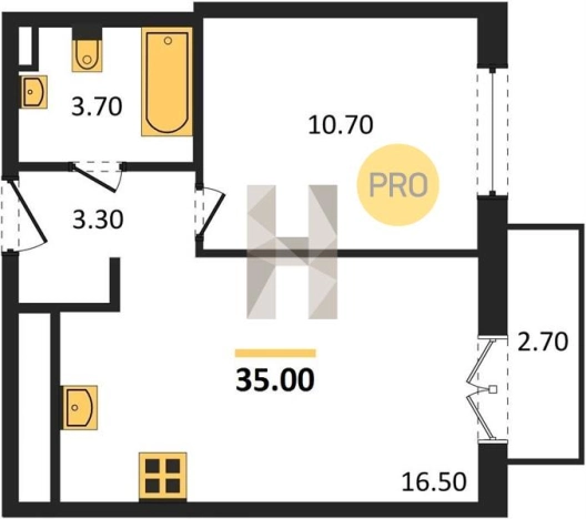 Купить однокомнатную квартиру в районе Устиновский в Ижевске. Вариант № 70422, 0, площадь -  квм, цена 3008000 рублей