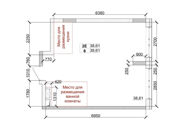 Купить двухкомнатную квартиру в новостройках в Кемерове. Вариант № 1342969, 0, площадь -  квм, цена 5359068 рублей