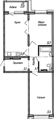 Купить трехкомнатную квартиру у метро Рыбацкое в Ленинградской области. Вариант № 7784245, 0, площадь -  квм, цена 9795000 рублей