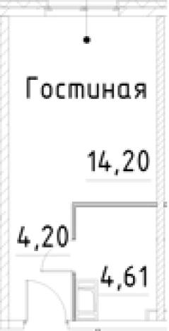 Купить Студию на улице проспект Большевиков в Санкт-Петербурге. Вариант № 7596375, 0, площадь -  квм, цена 4975271 рублей