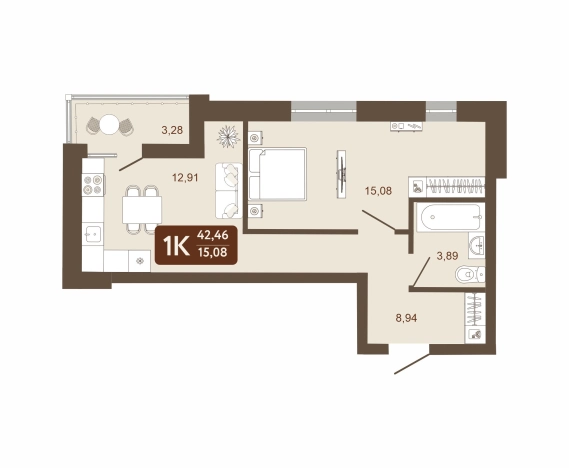 Купить квартиру в Кемерове. Вариант № 171051, 0, площадь -  квм, цена 6326540 рублей