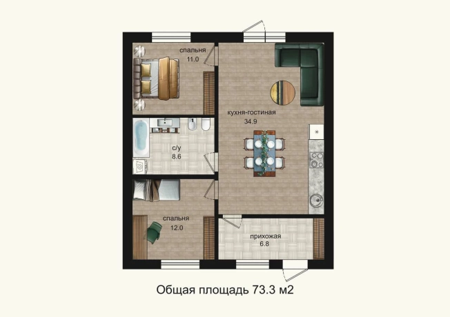 Купить дом в Республике Башкортостан. Вариант № 8367209, 21, площадь -  квм, цена 7064780 рублей