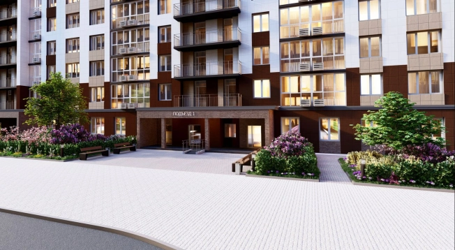 . Вариант № 1619344, 12, площадь - 61.5 квм, цена 9942000 рублей