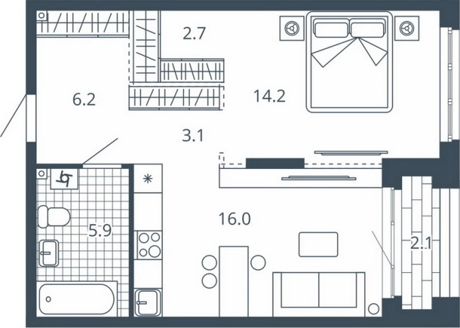 Купить квартиру в новостройках в ЖК Жилой комплекс "Scala city" в Пензе. Вариант № 134964, 0, площадь -  квм, цена 11699800 рублей