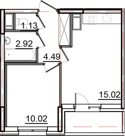 Купить двухкомнатную квартиру в ЖК Гавань Капитанов в Санкт-Петербурге. Вариант № 6511224, 0, площадь -  квм, цена 9381000 рублей