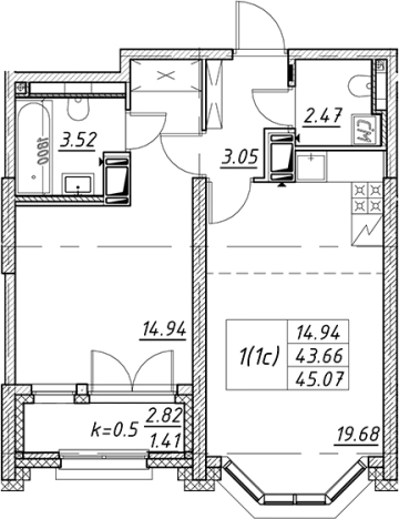 Купить двухкомнатную квартиру в новостройках в ЖК Цивилизация на Неве в Санкт-Петербурге. Вариант № 7851036, 0, площадь -  квм, цена 13908061 рублей