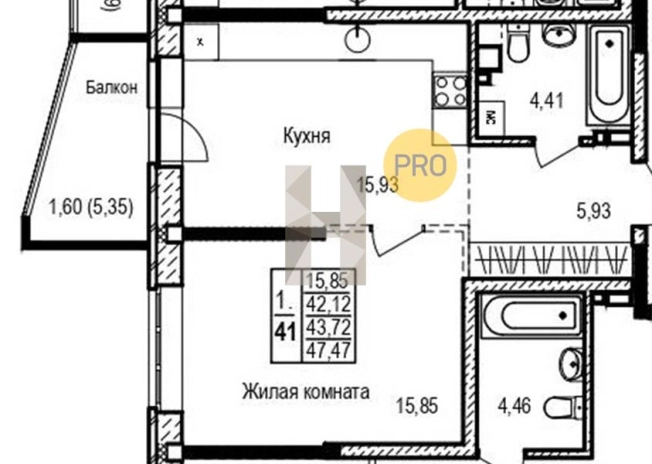 Купить однокомнатную квартиру в новостройках в ЖК Сказка в Ижевске. Вариант № 71748, 0, площадь -  квм, цена 3399850 рублей