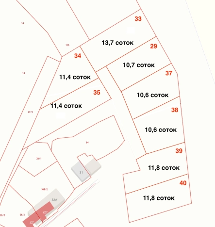Купить земельный участок в Туле. Вариант № 21295, 0, площадь -  квм, цена 3200000 рублей