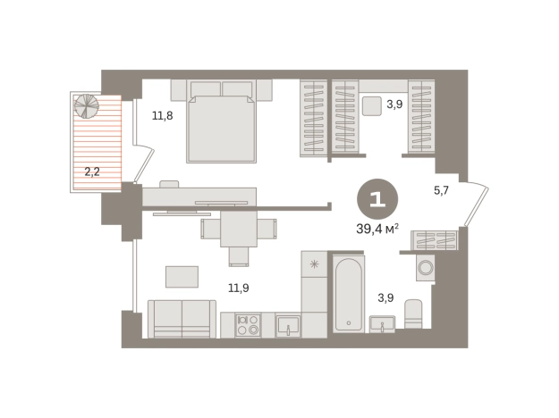Купить однокомнатную квартиру у метро Домодедовская в Москве. Вариант № 120904, 0, площадь -  квм, цена 14620000 рублей
