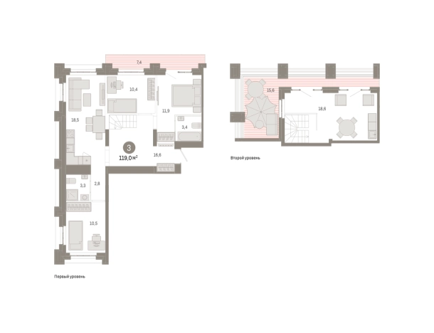 . Вариант № 93914, 0, площадь - 119 квм, цена 34990000 рублей