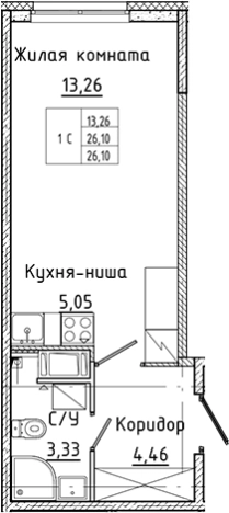 Купить квартиру в ЖК Аквилон Янино в Ленинградской области. Вариант № 6226533, 0, площадь -  квм, цена 4099333 рублей