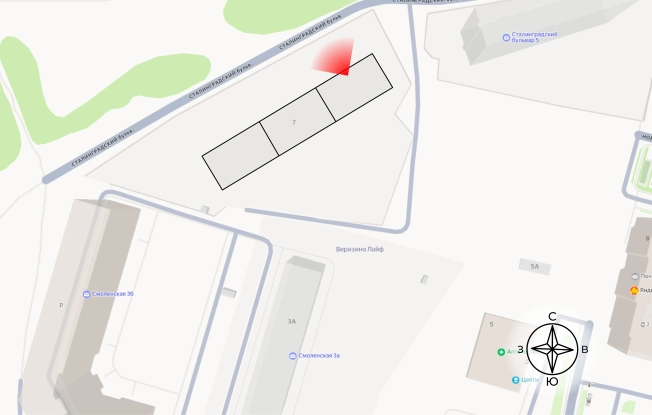 . Вариант № 146372, 1, площадь - 73.9 квм, цена 7757653 рублей