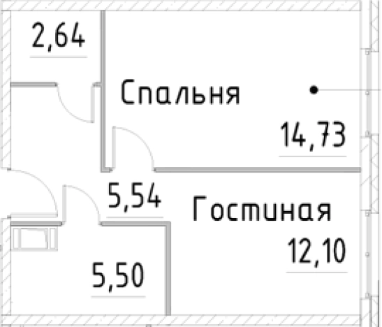 Купить однокомнатную квартиру в новостройках у метро Крестовский остров в Санкт-Петербурге. Вариант № 7596790, 0, площадь -  квм, цена 7610939 рублей