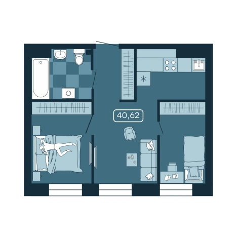 Купить квартиру в новостройках в ЖК Соболь в Владивостоке. Вариант № 8460791, 0, площадь -  квм, цена 6773385 рублей