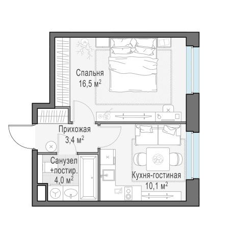 Купить квартиру в новостройках на улице Щербакова в Мытищах. Вариант № 167775, 0, площадь -  квм, цена 7270000 рублей
