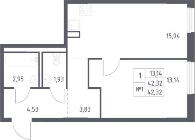 Купить квартиру в новостройках у метро Пролетарская в Ленинградской области. Вариант № 6898289, 0, площадь - квм, цена 5658311 рублей