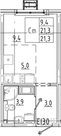 Купить Студию в ЖК Цветной город в Санкт-Петербурге. Вариант № 8085813, 0, площадь -  квм, цена 3734017 рублей