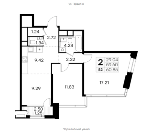 Купить квартиру в новостройках в ЖК Glorax Черниговская в Нижнем Новгороде. Вариант № 3593128, 0, площадь -  квм, цена 17959999 рублей