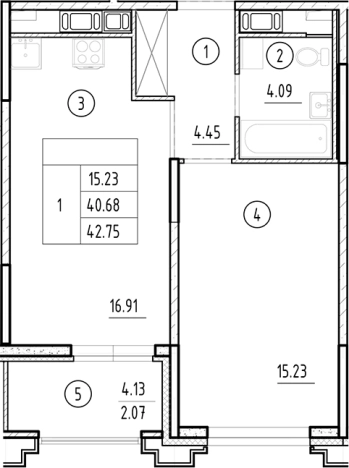 Купить двухкомнатную квартиру в новостройках в ЖК Ассамблея в Санкт-Петербурге. Вариант № 6230951, 0, площадь -  квм, цена 18382500 рублей