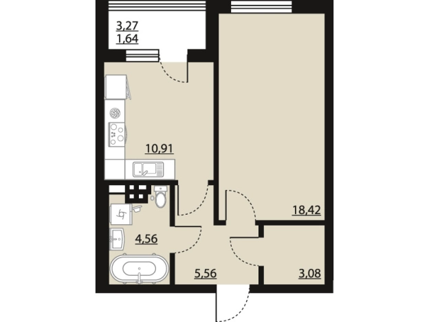 Купить квартиру в новостройках в ЖК Бунин в Воронеже. Вариант № 120312, 0, площадь -  квм, цена 7135119 рублей