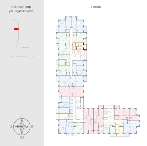 . Вариант № 125038, 1, площадь - 30.1 квм, цена 4183918 рублей