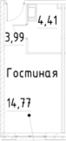 Купить Студию в новостройках на улице проспект Большевиков в Санкт-Петербурге. Вариант № 9327400, 0, площадь -  квм, цена 5049256 рублей