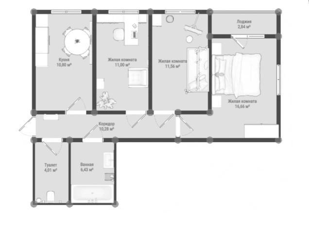 Купить квартиру в новостройках в Керчи. Вариант № 22889, 0, площадь -  квм, цена 8550000 рублей