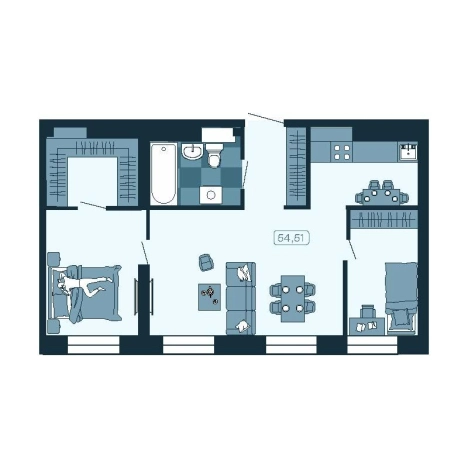 Купить квартиру в новостройках в Приморском крае. Вариант № 5548260, 0, площадь -  квм, цена 9948075 рублей