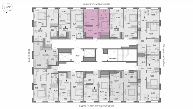 Купить квартиру в новостройках на улице Птицеводов в Рязани. Вариант № 683581, 8, площадь -  квм, цена 4800525 рублей