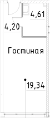 Купить Студию в новостройках на улице проспект Большевиков в Санкт-Петербурге. Вариант № 7596382, 0, площадь -  квм, цена 5829050 рублей