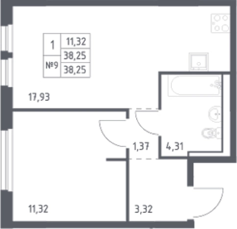 Купить квартиру в новостройках у метро Пролетарская в Ленинградской области. Вариант № 6900184, 0, площадь -  квм, цена 5621452 рублей