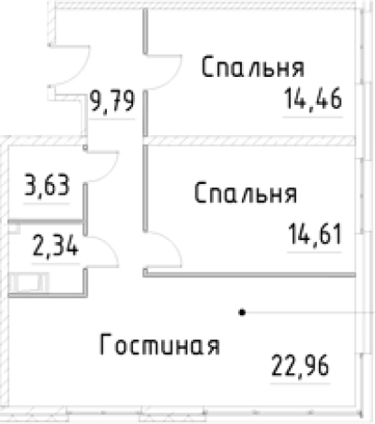 Купить трехкомнатную квартиру на улице Московское шоссе в Санкт-Петербурге. Вариант № 7596801, 0, площадь -  квм, цена 12069399 рублей
