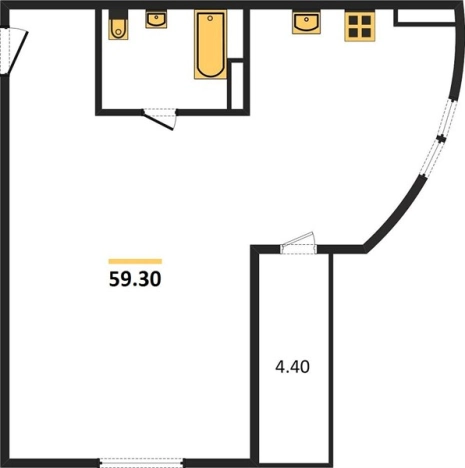Купить квартиру в новостройках в Приморском крае. Вариант № 73428, 0, площадь -  квм, цена 5752100 рублей